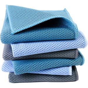 Microfiber Multi -Layer Mesh Open Weave Beace Kitchen Dishcloths - Juhao