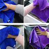 Serviettes de voiture en microfibre pour d&eacute;tails automobiles - JUHAO