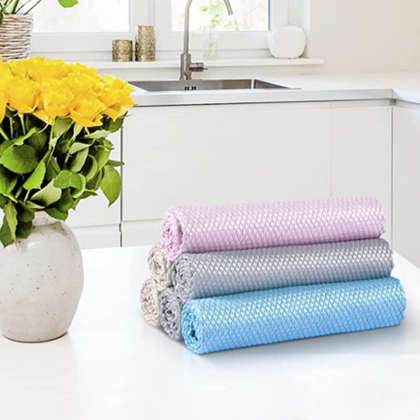 قطعة قماش لتنظيف زجاج المطبخ من الألياف الدقيقة - JUHAO