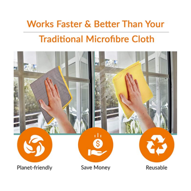 マイクロファイバーカーボンファイバークリーニングクロス - JUHAO