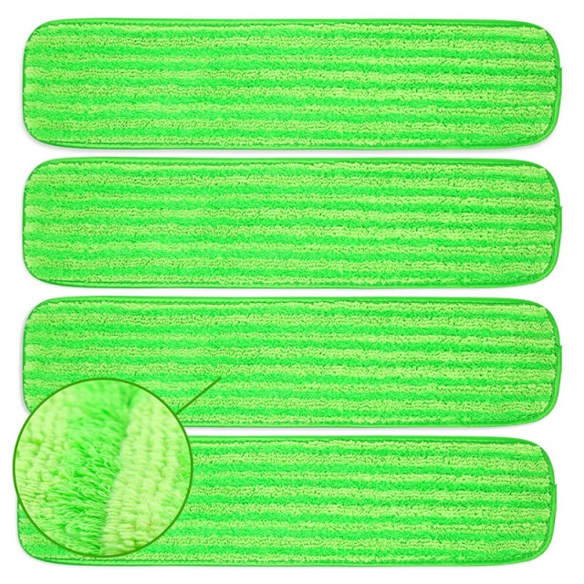 Almohadilla de trapeador de microfibra altamente absorbente reutilizable para pisos - JUHAO