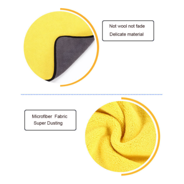 Meilleur chiffon de nettoyage de voiture en microfibre - JUHAO