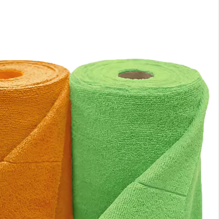 Rotolo di asciugamani da cucina in microfibra