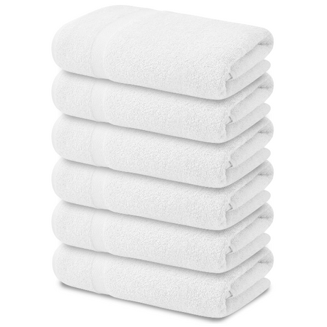 Toalla de ba&ntilde;o blanca de hotel de algod&oacute;n de bamb&uacute; serie Deluxe de secado r&aacute;pido - JUHAO