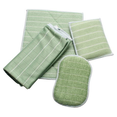 اسفنجة مطبخ من الميكروفايبر من الخيزران - JUHAO