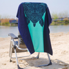  Serviette de plage en microfibre absorbante et anti-sable de haute qualit&eacute; - JUHAO