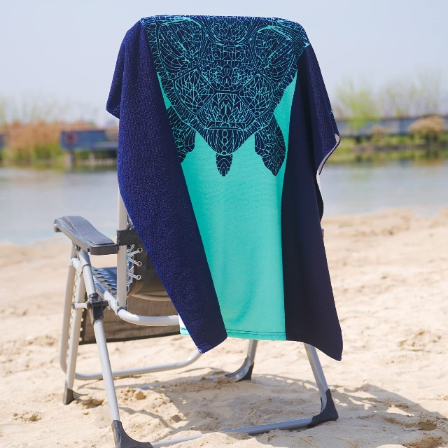  Saugf&auml;higes und sanddichtes Mikrofaser-Strandtuch von hoher Qualit&auml;t – JUHAO
