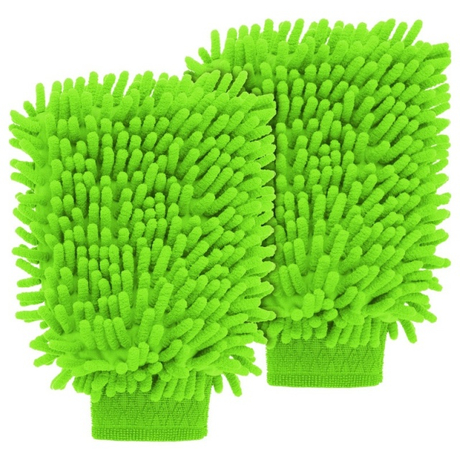 Перчатки из микрофибры из синели для автомойки - JUHAO