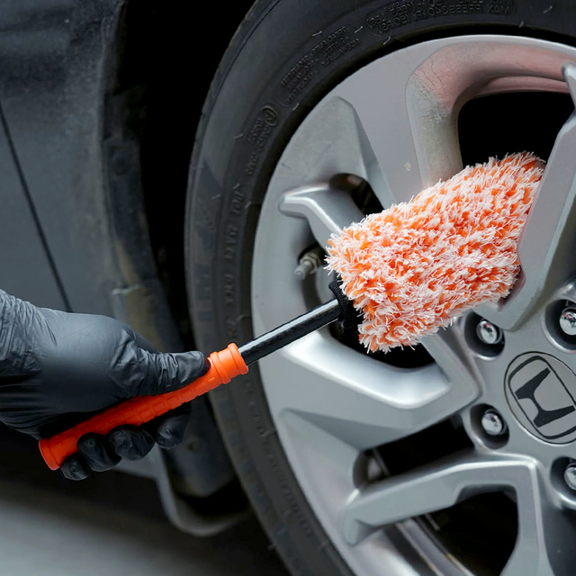 Cepillo de limpieza para coche con mango