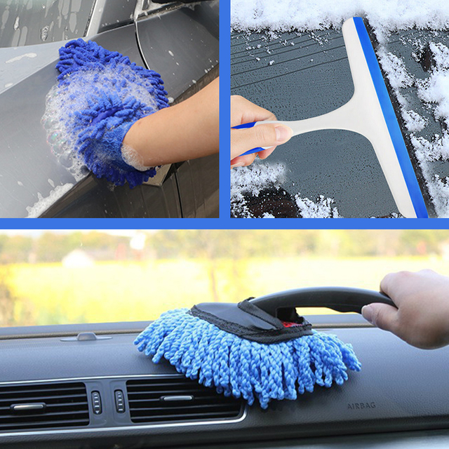 Kit de nettoyage de voiture avec seau